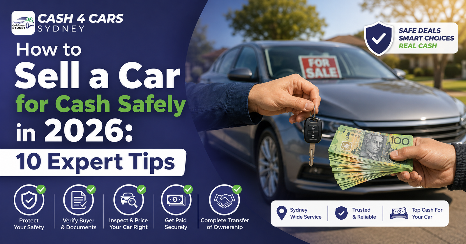 How to Sell a Car for Cash Safely